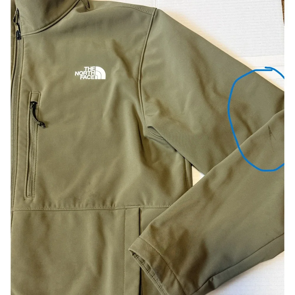 THE NORTH FACE Windwall - Men's Softshell Jacket - Olive Green - X-Large XL